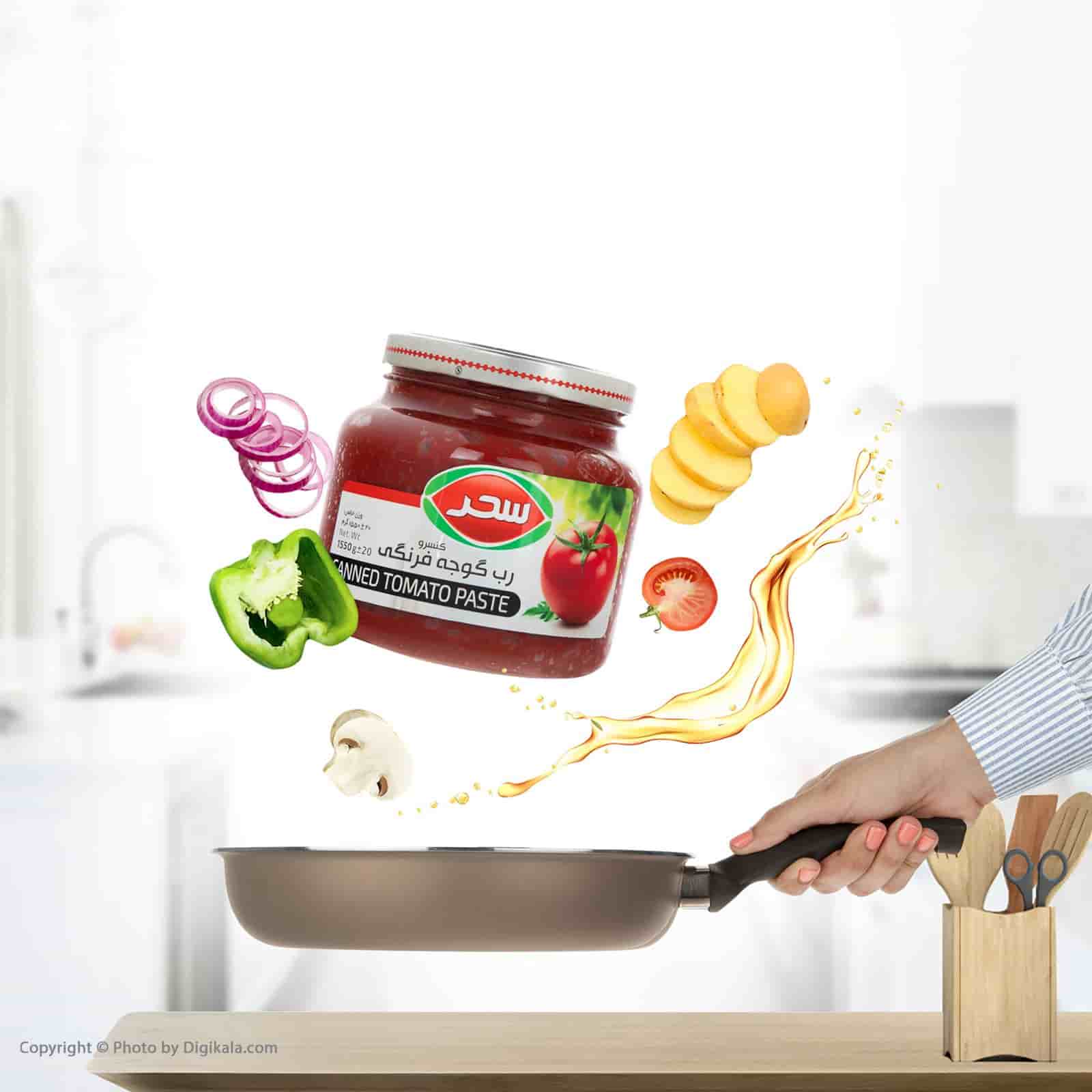 رب گوجه فرنگی سحر ۱۵۵۰ گرمی با حجم اقتصادی